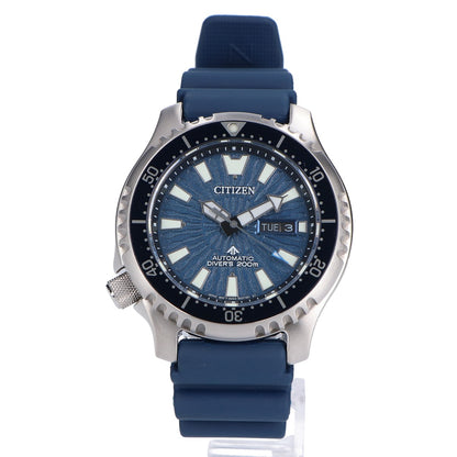 CITIZEN シチズン 新品同様 NY0136-52L プロマスター FUGU 青文字盤 ダイバーズ 自動巻き 腕時計