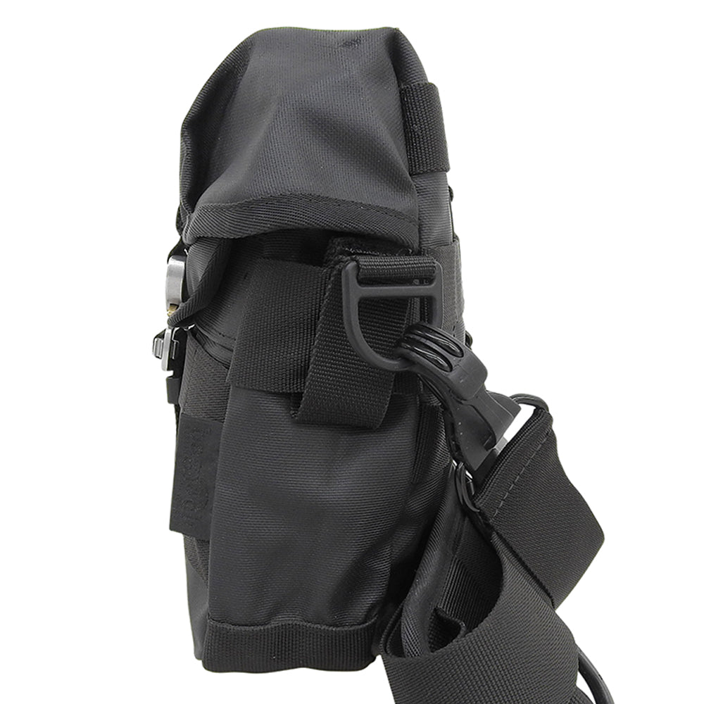 bagjack バッグジャック HNTR PACK バリスティックナイロン ショルダーバッグ メンズ ブラック ショルダーバッグ