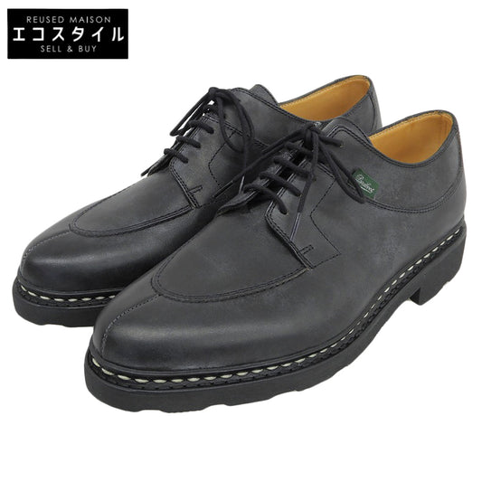 Paraboot パラブーツ 新品同様 レザー アヴィニョン グリフ2 Uチップシューズ メンズ 黒 ブラック 7 シューズ 7