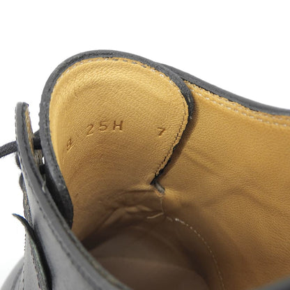 Paraboot パラブーツ 新品同様 レザー アヴィニョン グリフ2 Uチップシューズ メンズ 黒 ブラック 7 シューズ 7