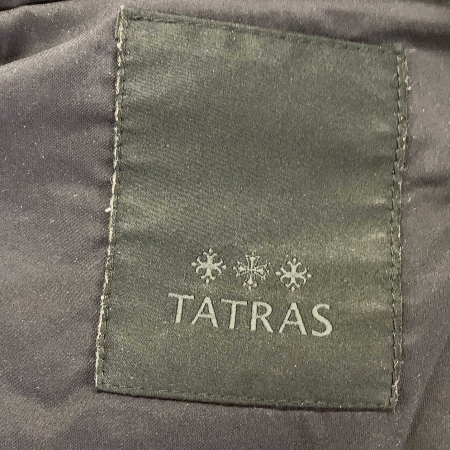 TATRAS タトラス LTA18A4487 ブラック アゴーニャ AGOGNA ベルト付き ダウンコート コート