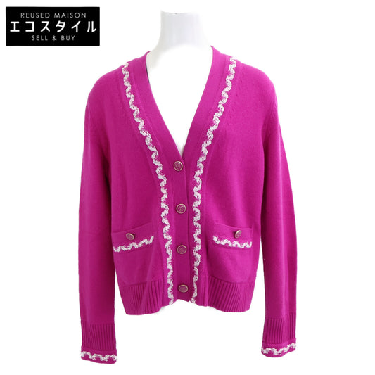 CHANEL シャネル 【美品/国内正規】P70492K10061 カシミヤ100％ ココマークボタン カーディガン トップス