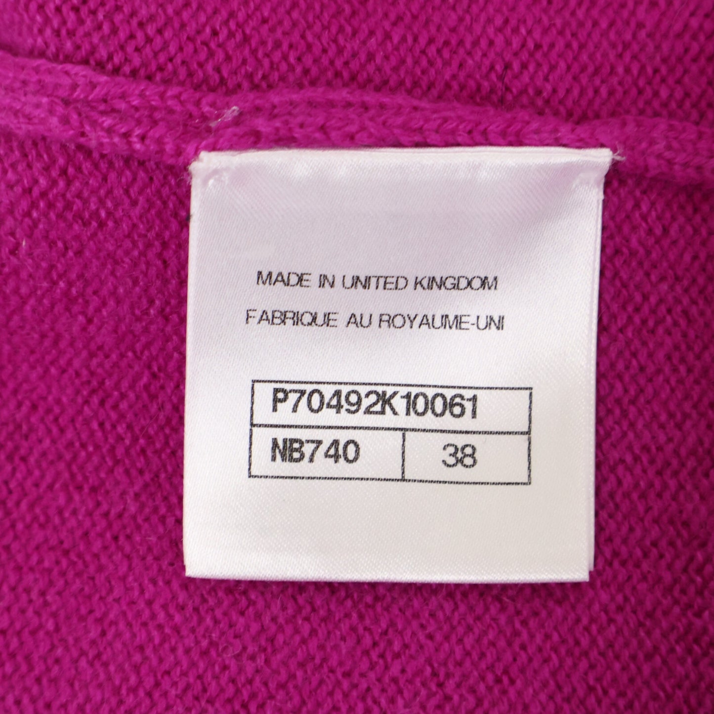 CHANEL 【Excellent Condition/Domestic Authentic】P70492K10061 100% Cashmere Coco Mark Button Cardigan Top