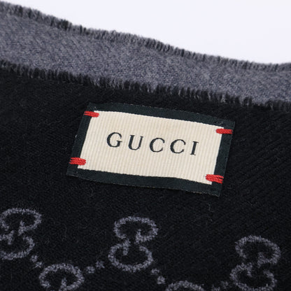 GUCCI グッチ GG柄 ダブルジャガード マフラー