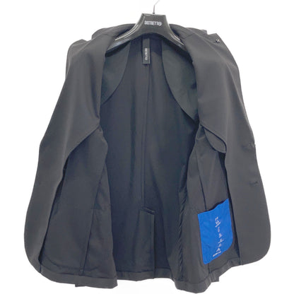 DISTRETTO12 District Dodici FPU GA1559 Black Lycra Stretch Jacket and Pants Setup Suit