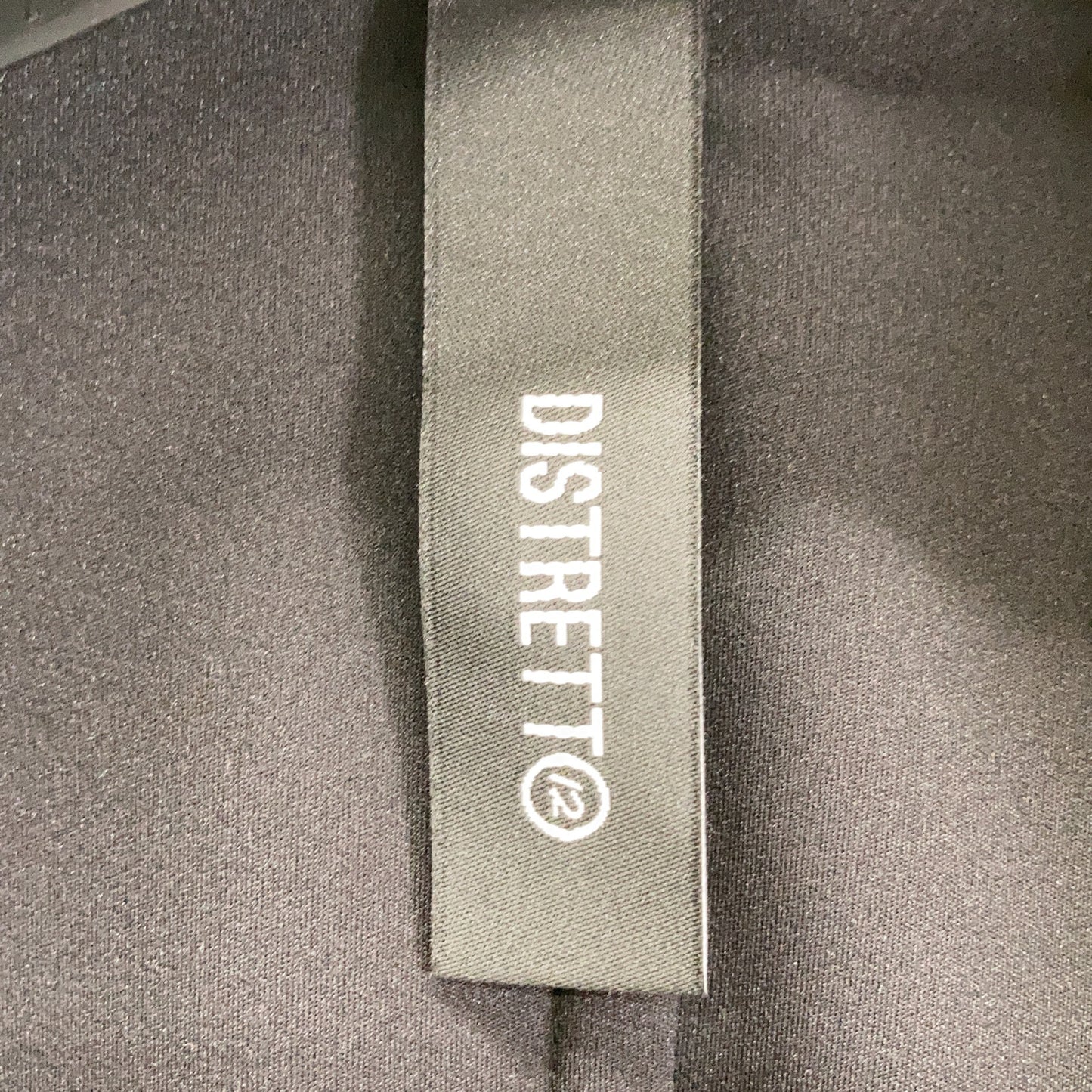 DISTRETTO12 District Dodici FPU GA1559 Black Lycra Stretch Jacket and Pants Setup Suit