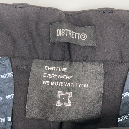 DISTRETTO12 ディストレットドーディッチ FPU GA1559 ブラック ライクラストレッチジャケットパンツ セットアップ スーツ セットアップ