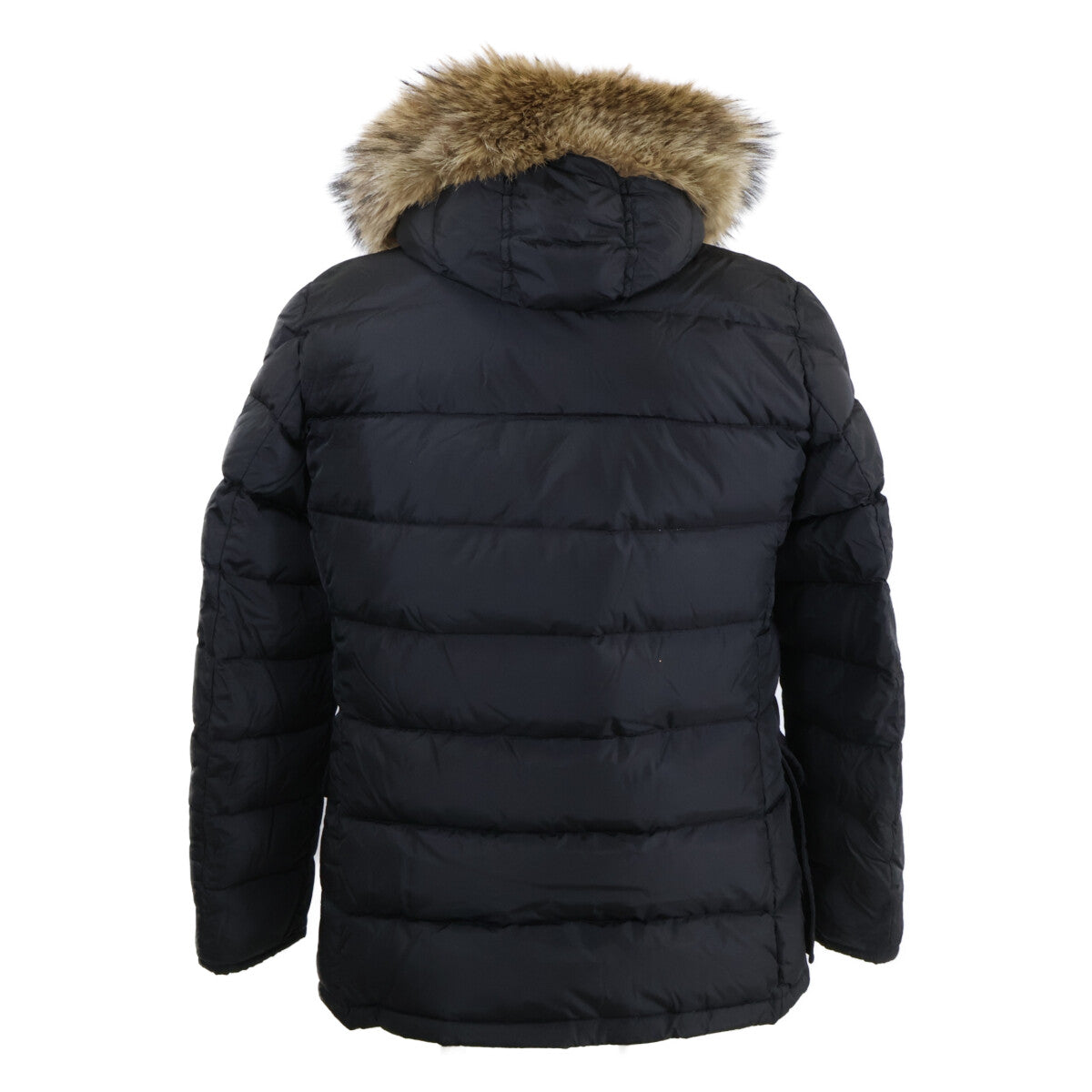 CLUNY Hooded Down Jacket with Fur, Size 2, Men's