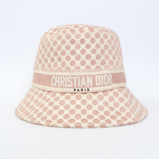 05DDO923I156 Logo Polka Dot Cotton Hat 58 Women's