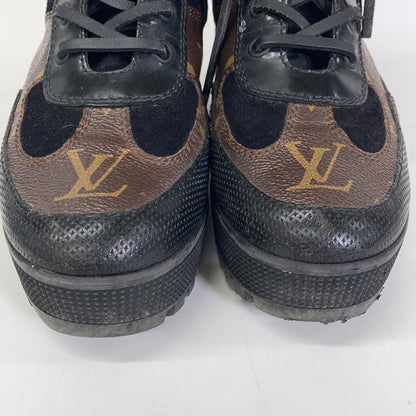 LOUIS VUITTON ルイヴィトン ワールドツアーライン ローリエート ワッペン アンクルブーツ シューズ