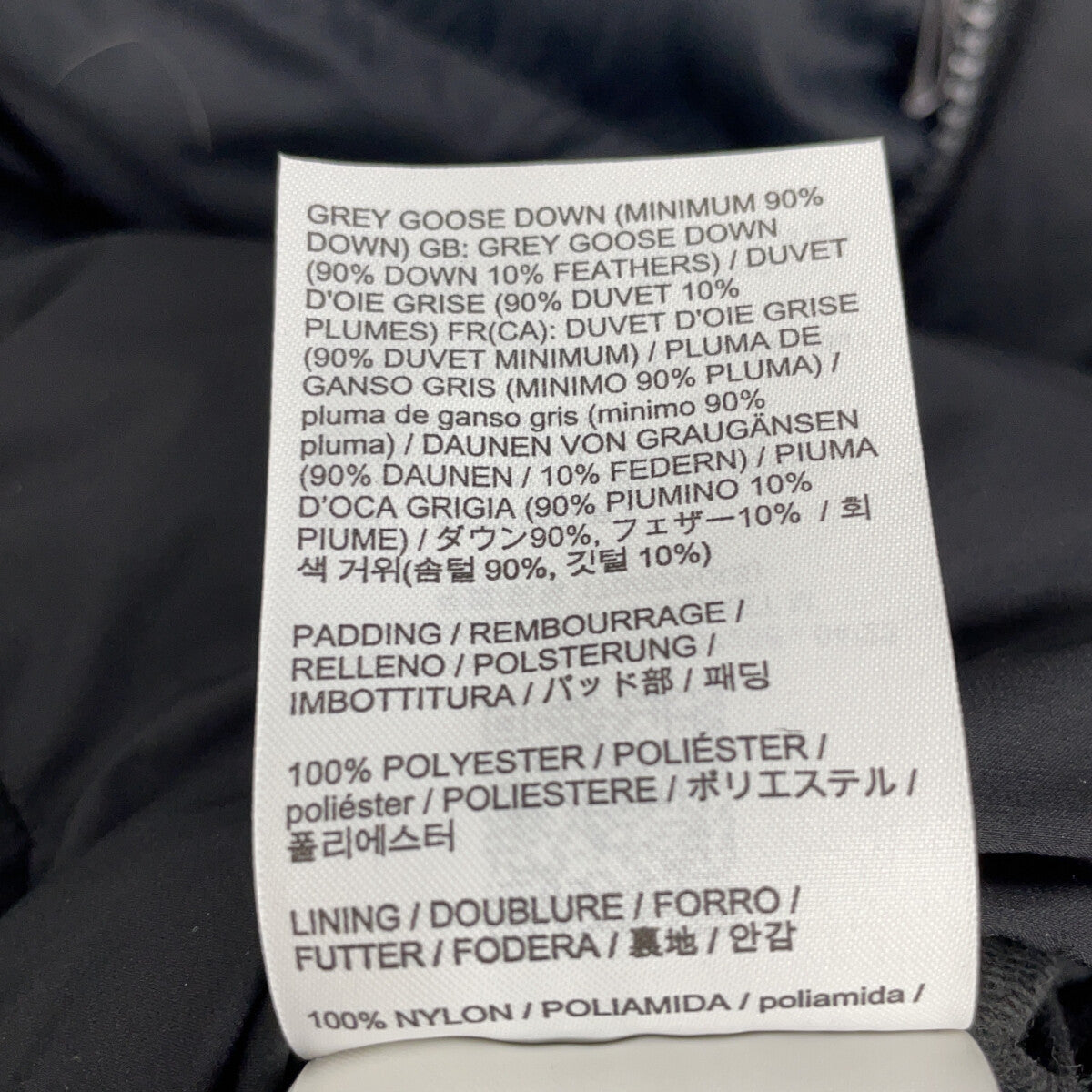 ARC'TERYX VEILANCE アークテリクスヴェイランス X000007266 Made in 2023 Black Conduit Down Jacket Jacket