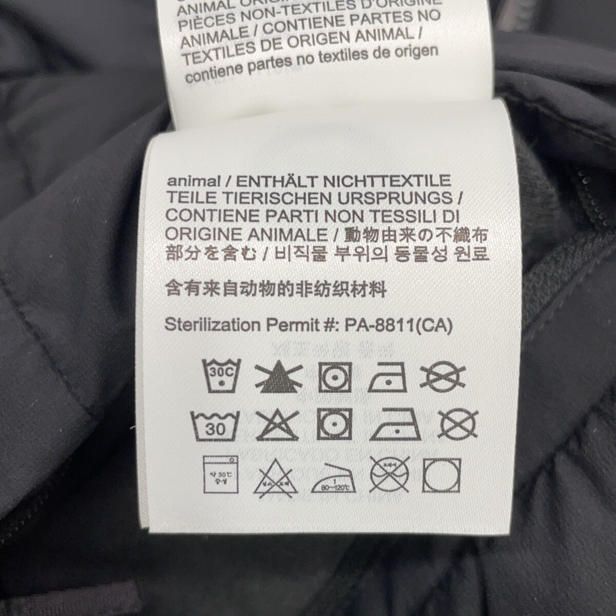 ARC'TERYX VEILANCE アークテリクスヴェイランス X000007266 Made in 2023 Black Conduit Down Jacket Jacket