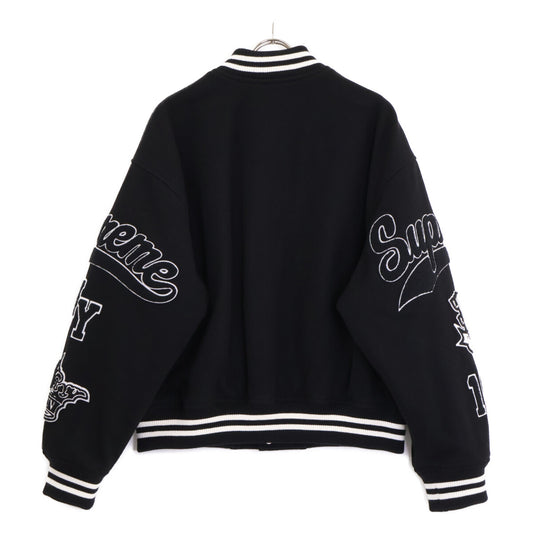 Supreme シュプリーム 24FW ブラック×ホワイト Veritas Varsity Jacket ジャケット