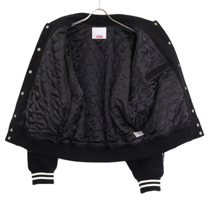 Supreme 24FW Black x White Veritas Varsity Jacket M Men's