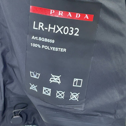 PRADA SPORT プラダスポーツ SGB659 20年製 ネイビー リサイクルフリース テクニカルジャケット ジャケット