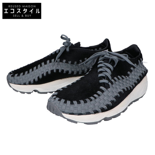 NIKE ナイキ 【新品同様】FB1959-001 AIR FOOTSCAPE WOVEN ハラコレザー切替 スニーカー シューズ