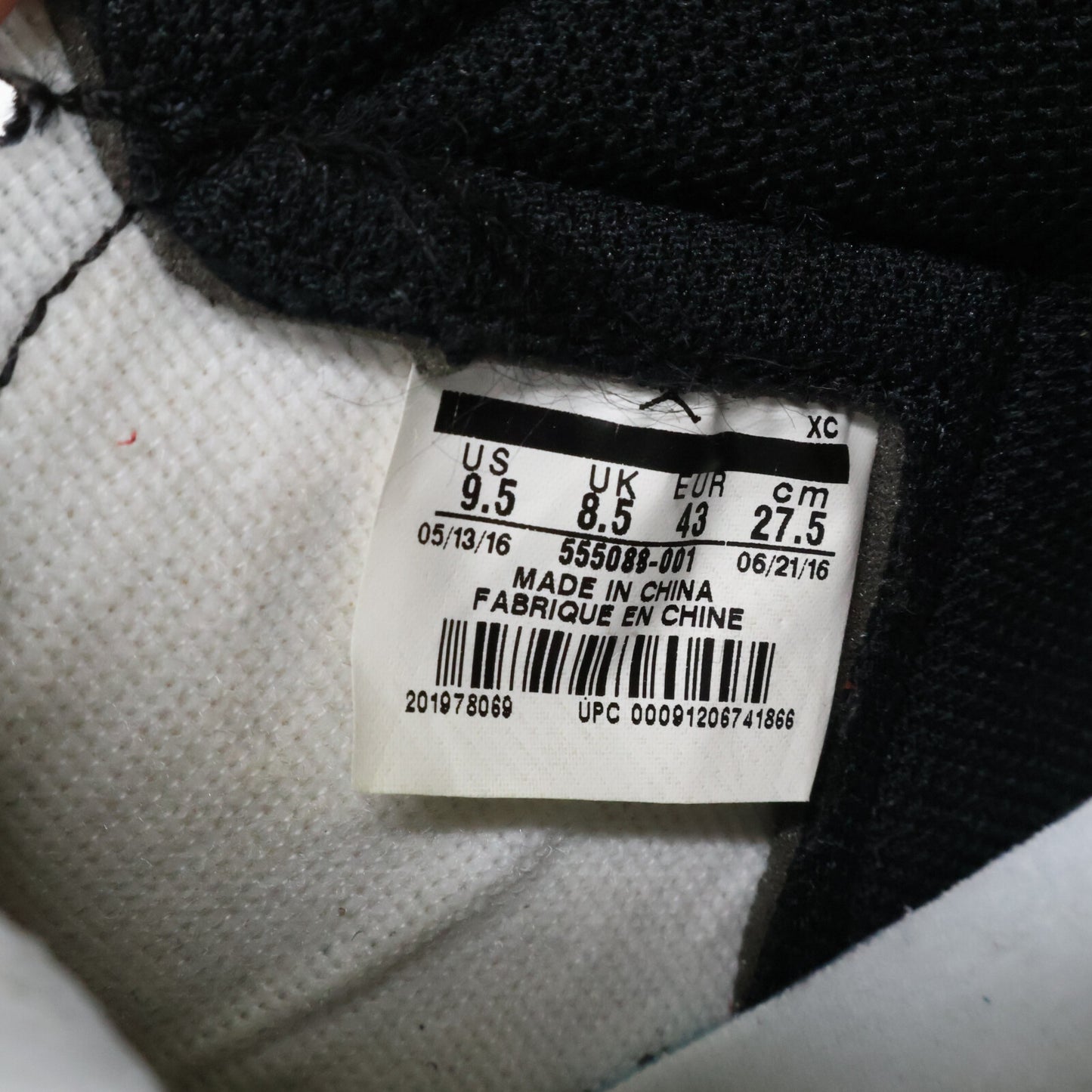 NIKE ナイキ 【新品同様】555088-001 AIR JORDAN 1 RETRO HIGH OG エアジョーダン 1 レトロ ハイ オージー スニーカー シューズ