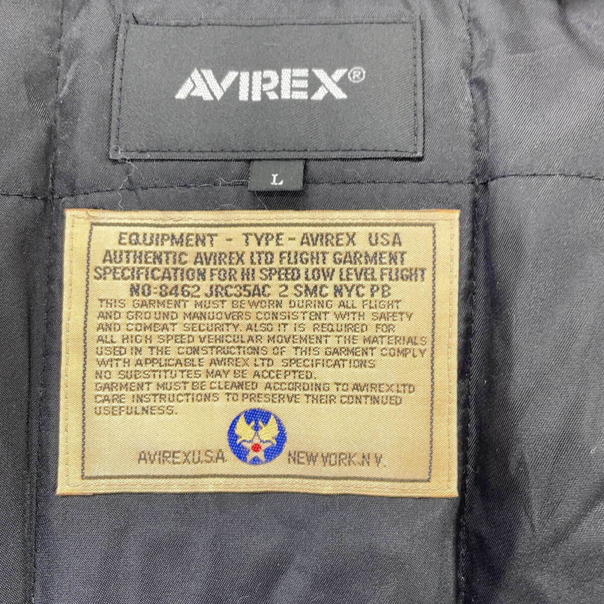 AVIREX AVIREX 783-3252065 CWU TYPE FIREMAN JACKET L Men's – style