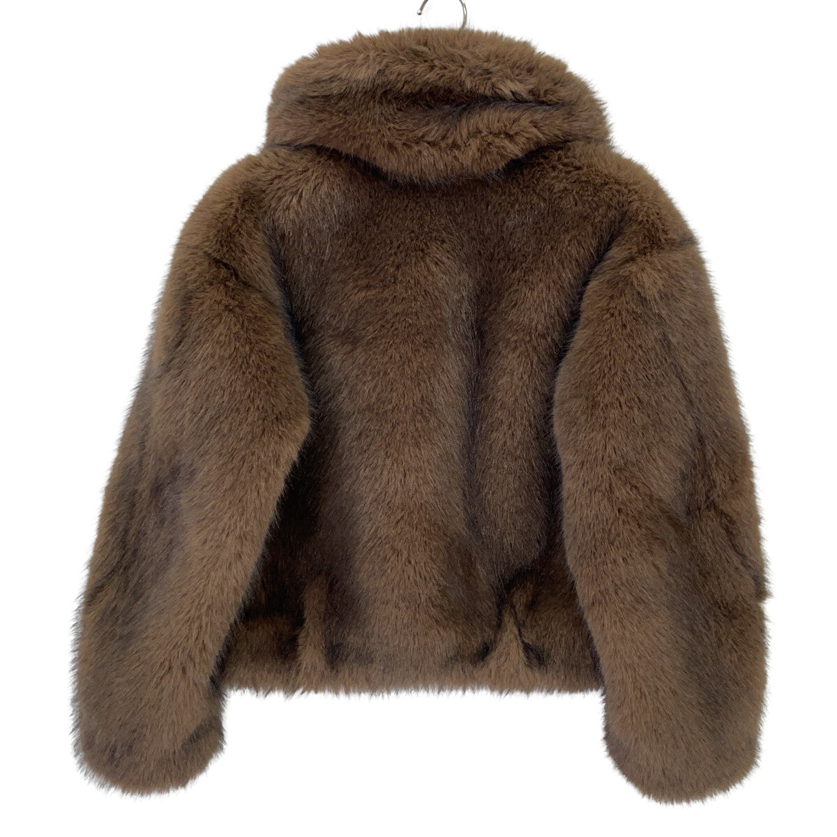 snidel SWFC254165 25AW brown faux fur zip-up jacket FREE