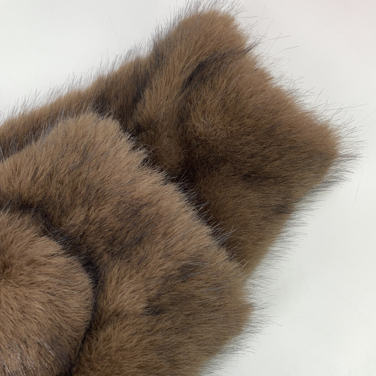 snidel SWFC254165 25AW brown faux fur zip-up jacket FREE