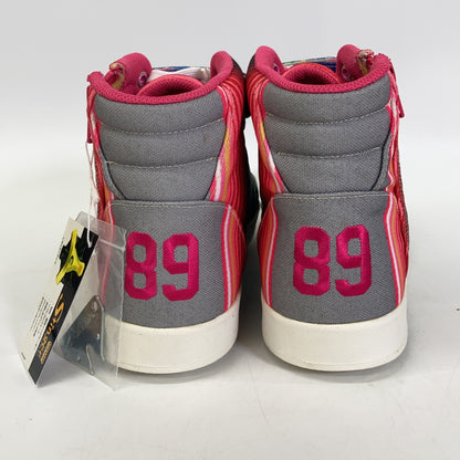 PEARLY GATES Pearly Gates [Near Mint] 053-0192505 Stripe Rainbow High-Cut Golf Shoes, Size 26
