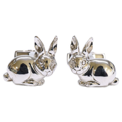 【美品】Ag925 ラビットモチーフ カフス メンズ