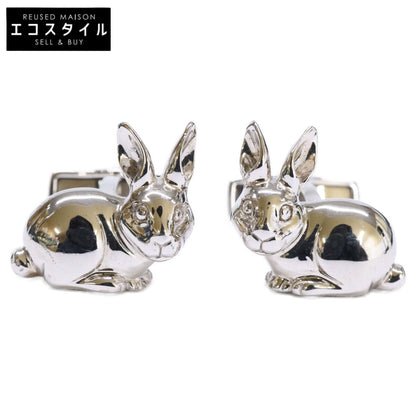 【美品】Ag925 ラビットモチーフ カフス メンズ