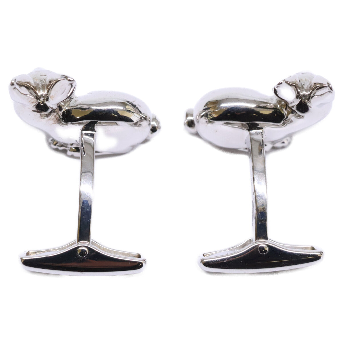 【美品】Ag925 ラビットモチーフ カフス メンズ