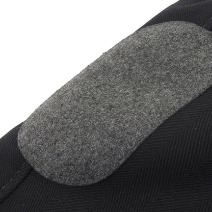 美品 エルボーパッチ ウール チェスターコート メンズ ブラック 44 30202 コート 44