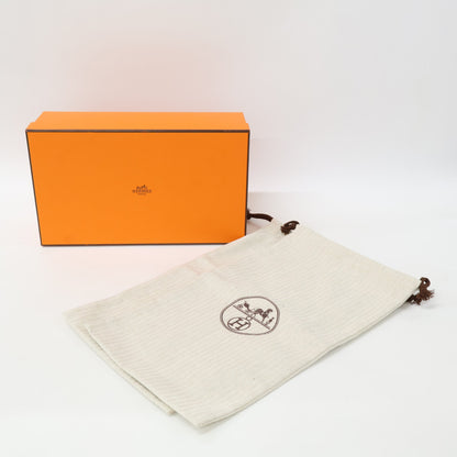 HERMES 爱马仕 棕色 金色 皮革 Oasis 高跟凉鞋