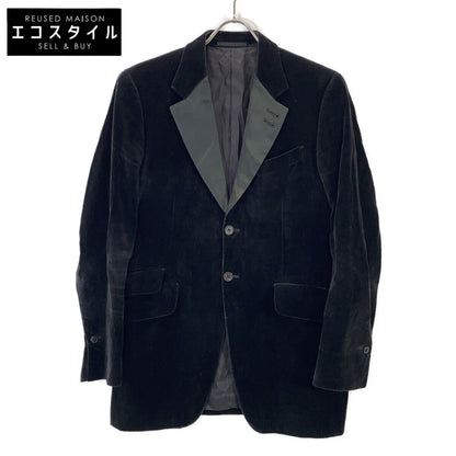 PaulSmith ポールスミス FS-ST-47631 ブラック 裏地フローラル柄 ベロア 2Bテーラードジャケット ジャケット