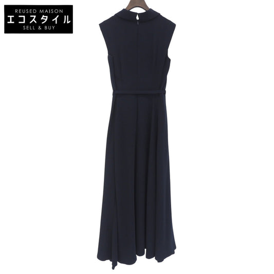 anuans アニュアンス ダブルサテンテーラード フレアワンピース レディース ネイビー S 1525330202-0 ワンピース S