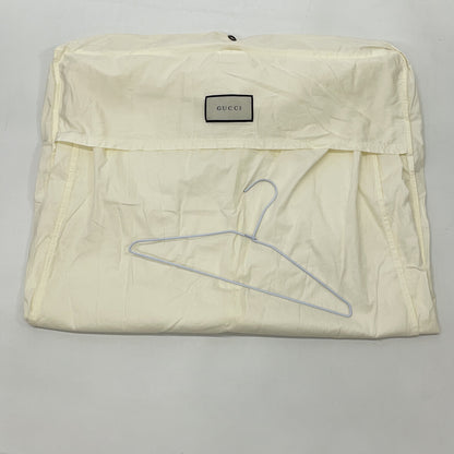 GUCCI グッチ 453982 16年 アイボリー フラワープリントパールボタンシャツワンピース ワンピース