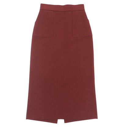 CLANE クラネ 美品 POCKET BASIC SKIRT スカート レディース レッド 1 13109-2911 スカート 1