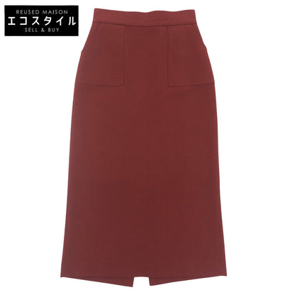 CLANE クラネ 美品 POCKET BASIC SKIRT スカート レディース レッド 1 13109-2911 スカート 1