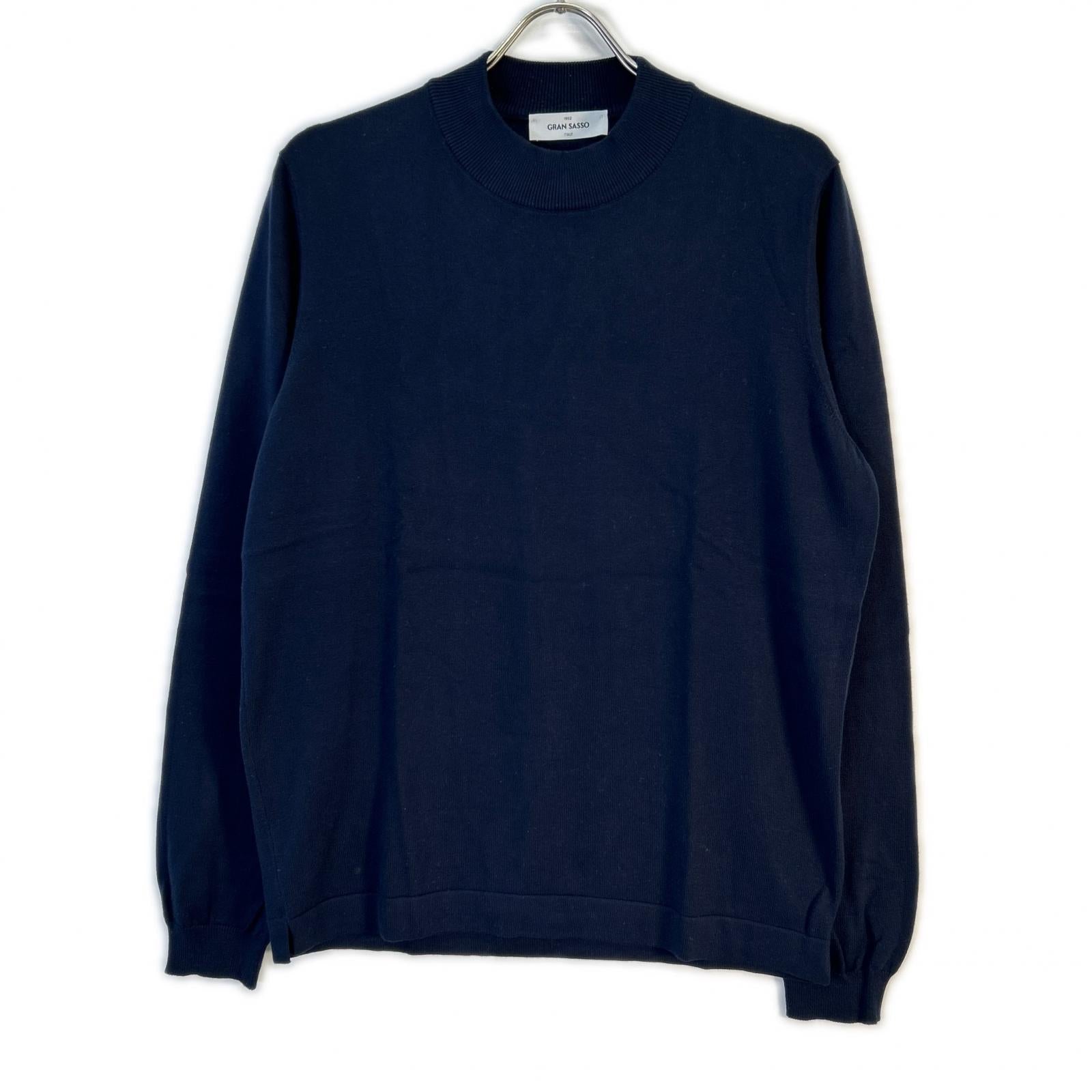 58108/18120 ﾈｲﾋﾞｰ ﾓｯｸﾈｯｸ ｿﾌﾄｺｯﾄﾝ ﾆｯﾄ トップス 48 メンズ – style