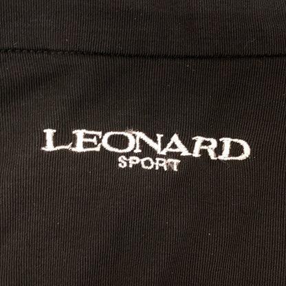 LEONARD レオナール 0538291 ブラック コットン100 ドローストリング L/Sシャツ トップス