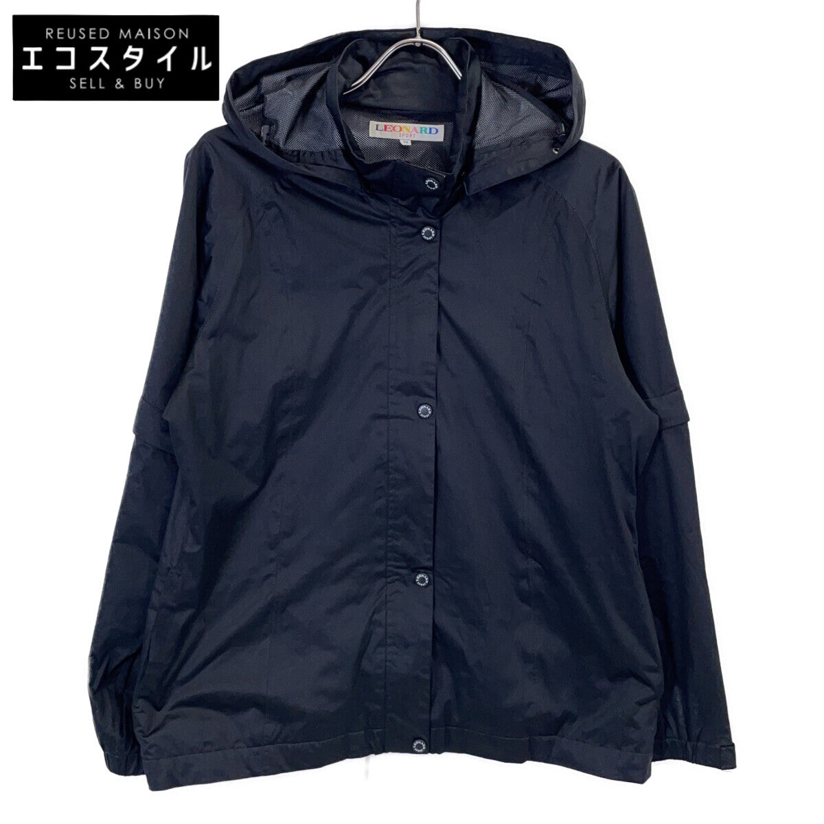 LEONARD レオナール SPORT 0585441 ブラック ポリエステル100 コンパーチブルジャケット ジャケット