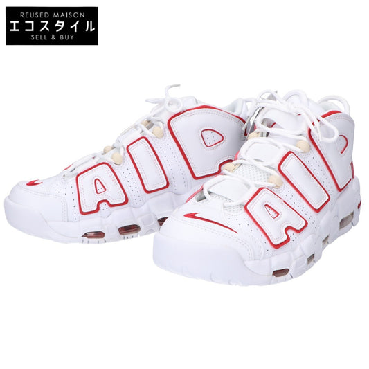 NIKE Nike 921948-102 AIR MORE UPTEMPO WHITE/VARSITY RED Shoes