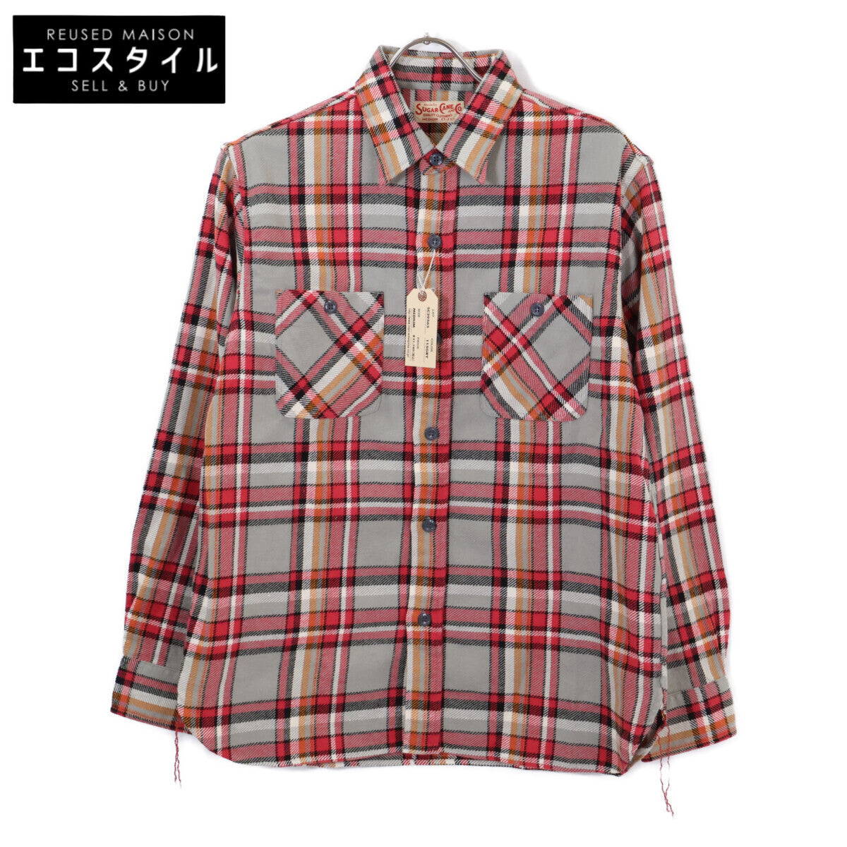 SUGAR CANE シュガーケーン 【新品同様】SC29565 TWILL CHECK WORKSHIRT ツイルチェック ワークシャツ トップス