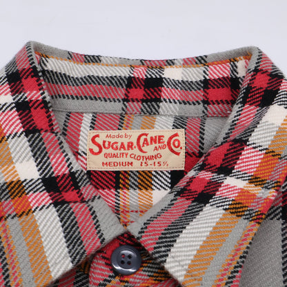 SUGAR CANE シュガーケーン 【新品同様】SC29565 TWILL CHECK WORKSHIRT ツイルチェック ワークシャツ トップス