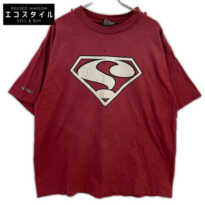 【国内正規/25年製】SM-HR8-0000-030 クエスチョンイラスト ダメージ加工 半袖Tシャツ トップス XL メンズ
