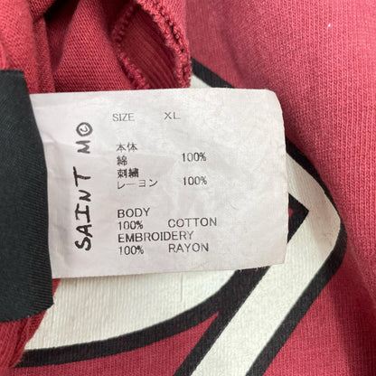 【国内正規/25年製】SM-HR8-0000-030 クエスチョンイラスト ダメージ加工 半袖Tシャツ トップス XL メンズ