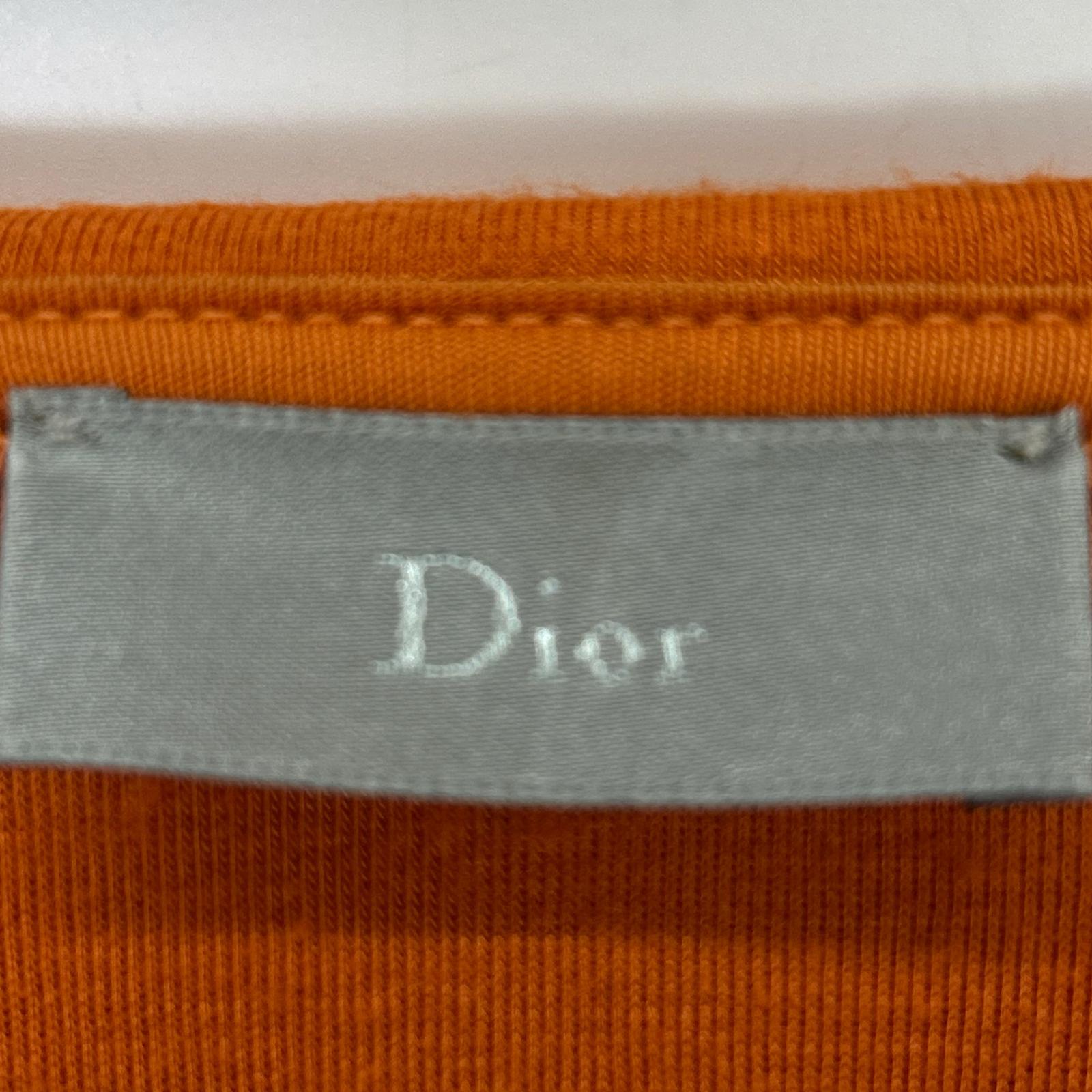 Dior HOMME 迪奥男装 663J206Y0413 卡其色×橙色 拉链连帽卫衣 上衣