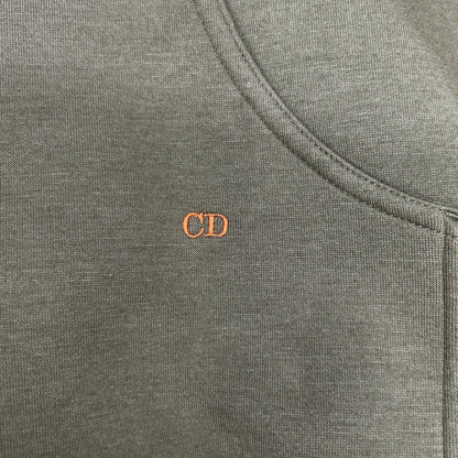 Dior HOMME 迪奥男装 663J206Y0413 卡其色×橙色 拉链连帽卫衣 上衣