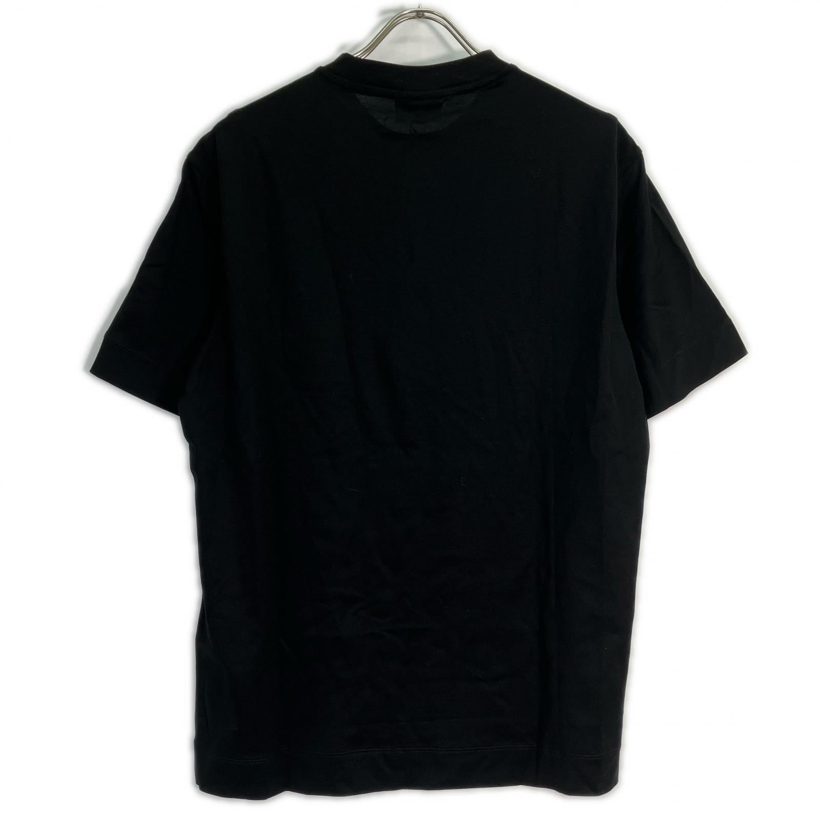 EMPORIOARMANI エンポリオアルマーニ EM002821 ブラック コットン混 Valentine's Day Tシャツ トップス