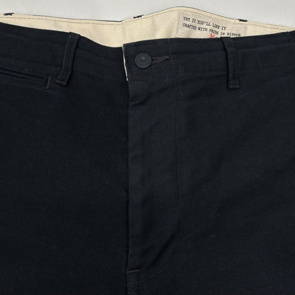 BONCOURA Black Moleskin 3-Button Jacket & Pants Set-up Suit