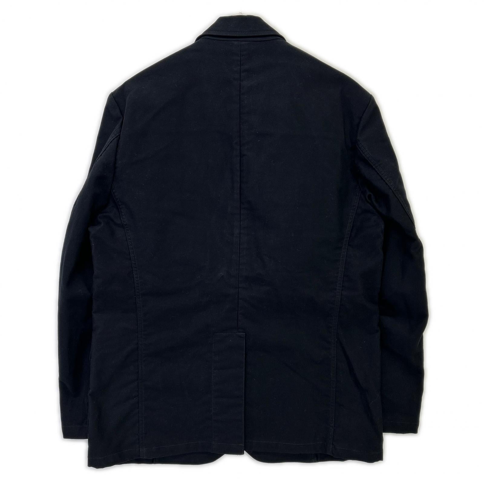 BONCOURA ボンクラ ブラック モールスキン 3Bジャケット&パンツ セットアップ 40/36 BONCOURA ボンクラ ブラック モールスキン 3Bジャケット&パンツ