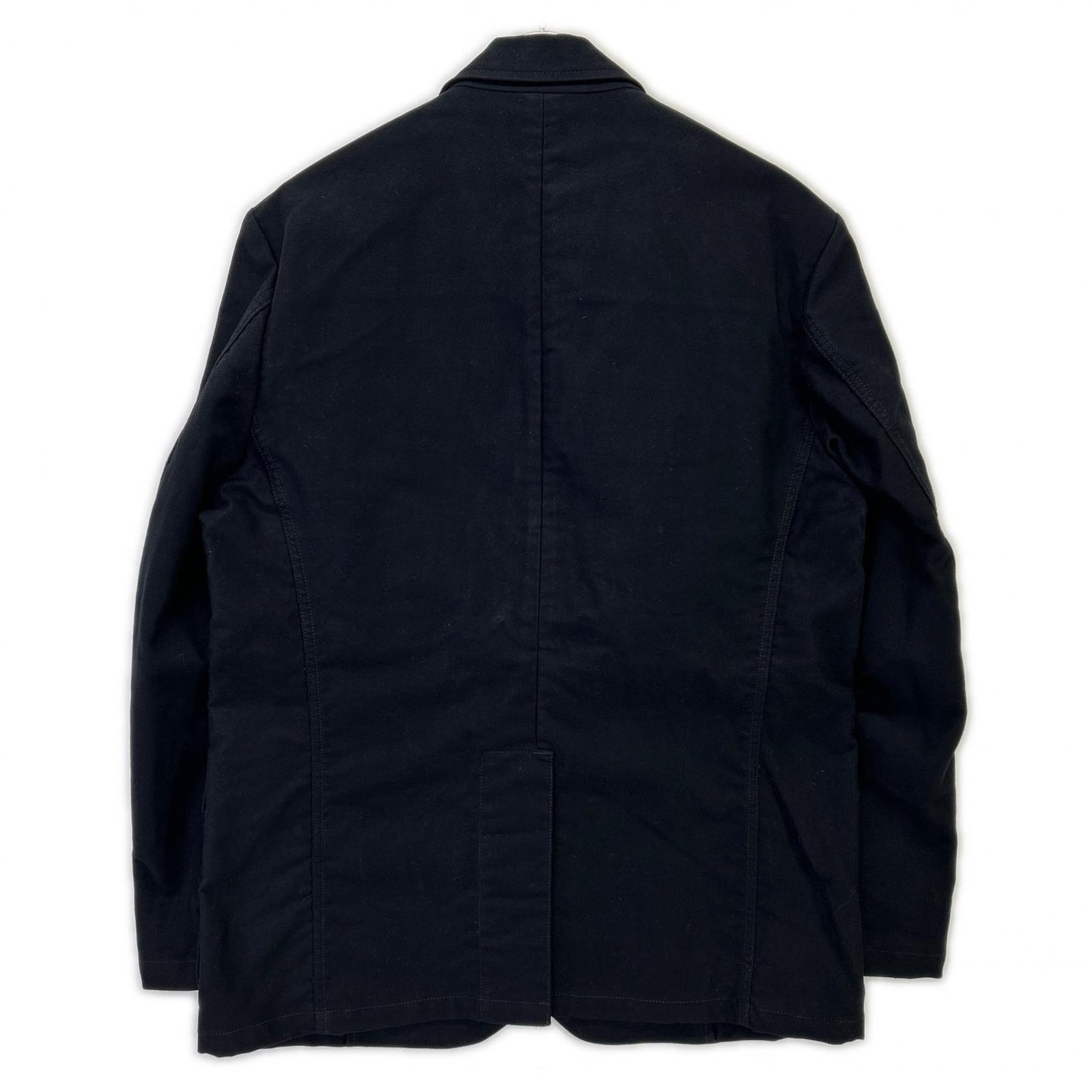 BONCOURA Black Moleskin 3-Button Jacket & Pants Set-up Suit