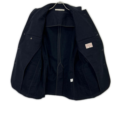 BONCOURA Black Moleskin 3-Button Jacket & Pants Set-up Suit